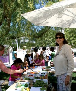 Veronica at the BAGSC Family Festival table
