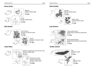 BAGSC Home Tour Catalog: Sample Pages