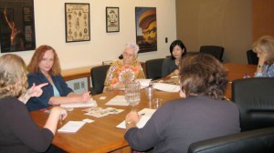 Initial meeting to discuss the show.