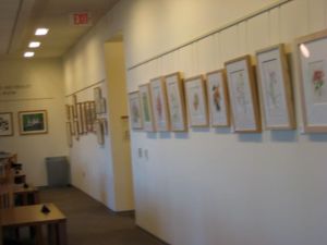 One wall of the show.