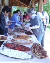 Lunch at Il Collaccio, photo by J. Keesey, © 2013