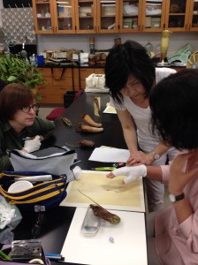 Meiko demonstrating her techniques.