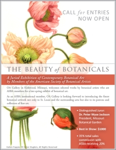OA Gallery, Call for Entries, The Beauty of Botanicals 2016. © OA Gallery, 2016, all rights reserved.