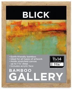 Blick Art Materials Bamboo Gallery Frame. Image courtesy of Blick Art Materials website.