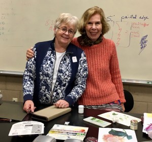Lee McCaffree (left) and Pat Mark (right); photo by Jude Wiesenfeld, © 2017.