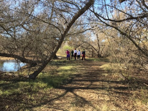 After the presentation, BAGSC members enjoyed a tour of the Marsh. Photo by Tania Marien, © 2018.