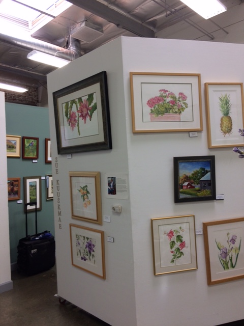 Suzanne Kuuskmae's newly expanded studio at Destination: Art.