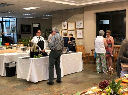 "Amazing Trees" is placed throughout the Brody atrium walls in a delightful display.